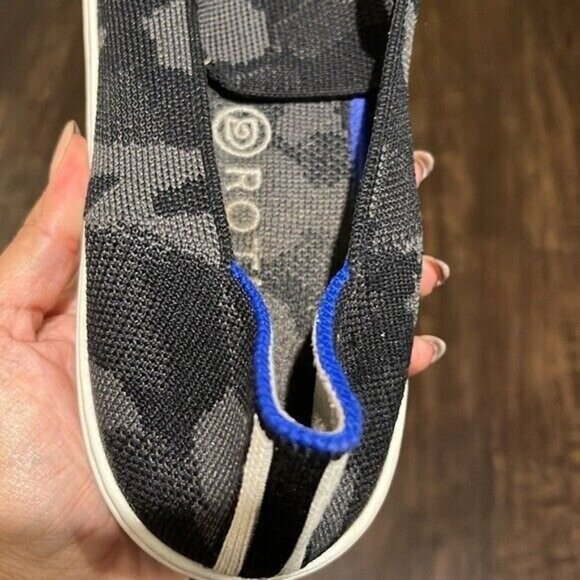 Rothys black gray camo sneakers size 9 - Picture 7 of 10